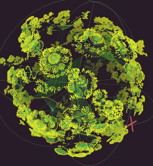 Navigation of the Internet visualized